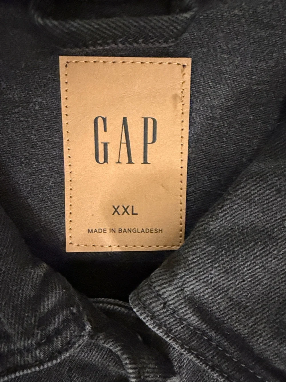 GAP Women's Black Denim Jacket - Picture 2 of 7